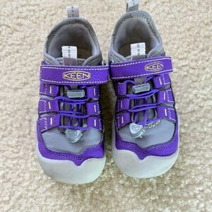 KEEN Kids' Howser Low Height Wrap Casual purple and gray Size:9
